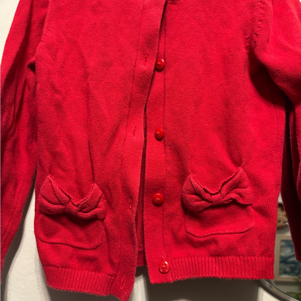 The Children’s Place red cardigan 3T - Picture 2 of 4